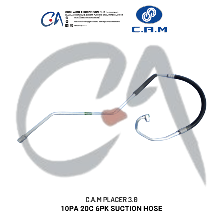 C.A.M PLACER 3.0 10PA 20C 6PK SUCTION HOSE