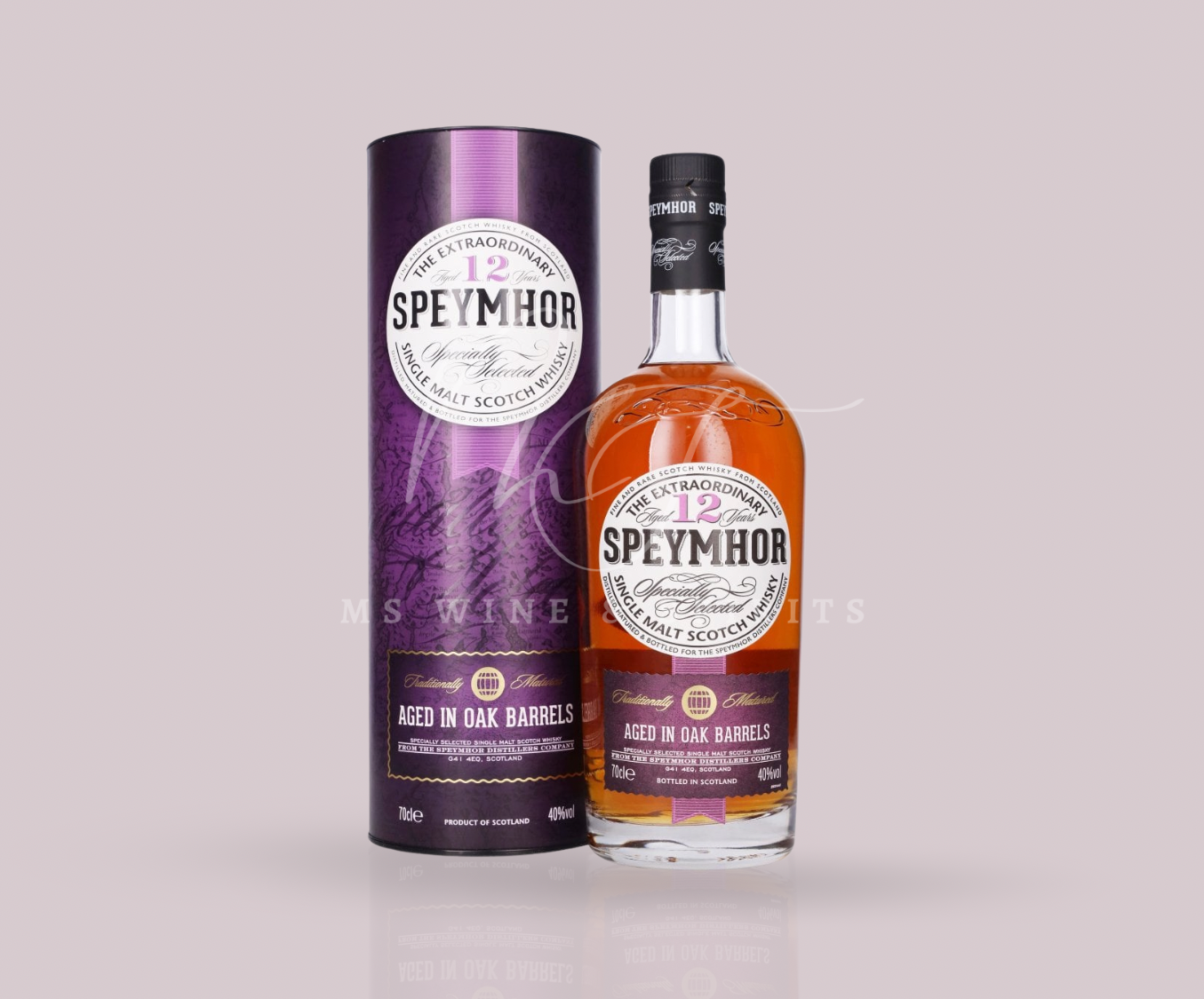 SPEYMHOR 12 YEAR OLD AGED IN OAK BARRELS