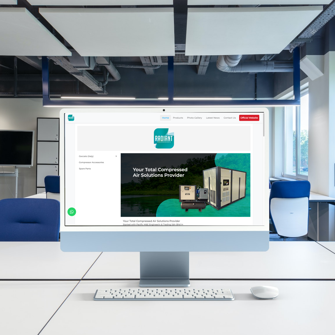 Industrial Equipment & Engineering Web Design | SEO | Digital Marketing | Malaysia