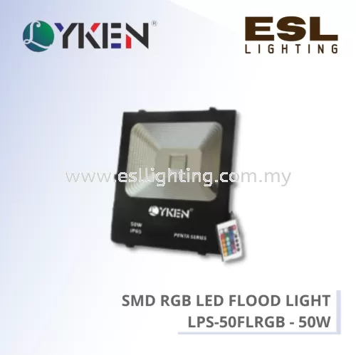 LYKEN PENTA SERIES SMD RGB LED FLOOD LIGHT (50W) - LPS-50FLRGB 