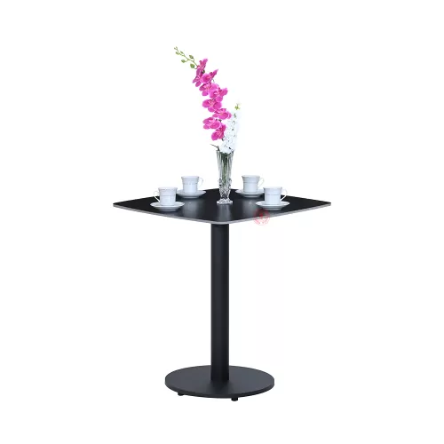 MDF Black Bar Table | Coffee Table | Cafe Table | Balcony Table | Meja Kopi | Meja Balkoni