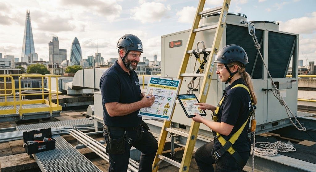 HVAC ladder work risk assessment guide