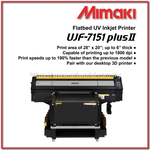 UV Inkjet Flatbed Printer Mimaki UJF-7151 Plus II