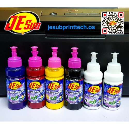 DTF INK - JE SUB - Premium Quality - Vivid Color , Printhead Clog Free - Italy Formula - For Epson Desktop Printer