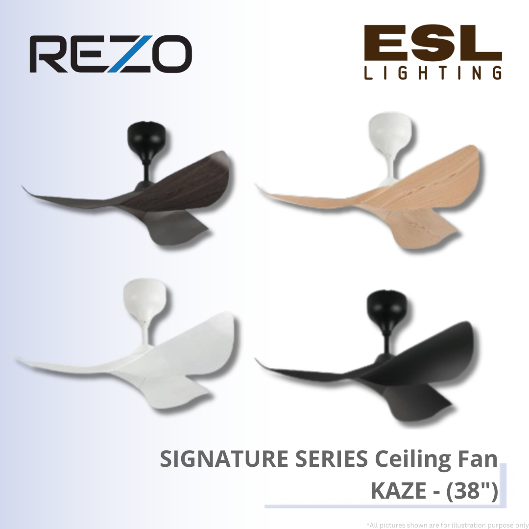 REZO SIGNATURE SERIES Ceiling Fan KAZE - 38"