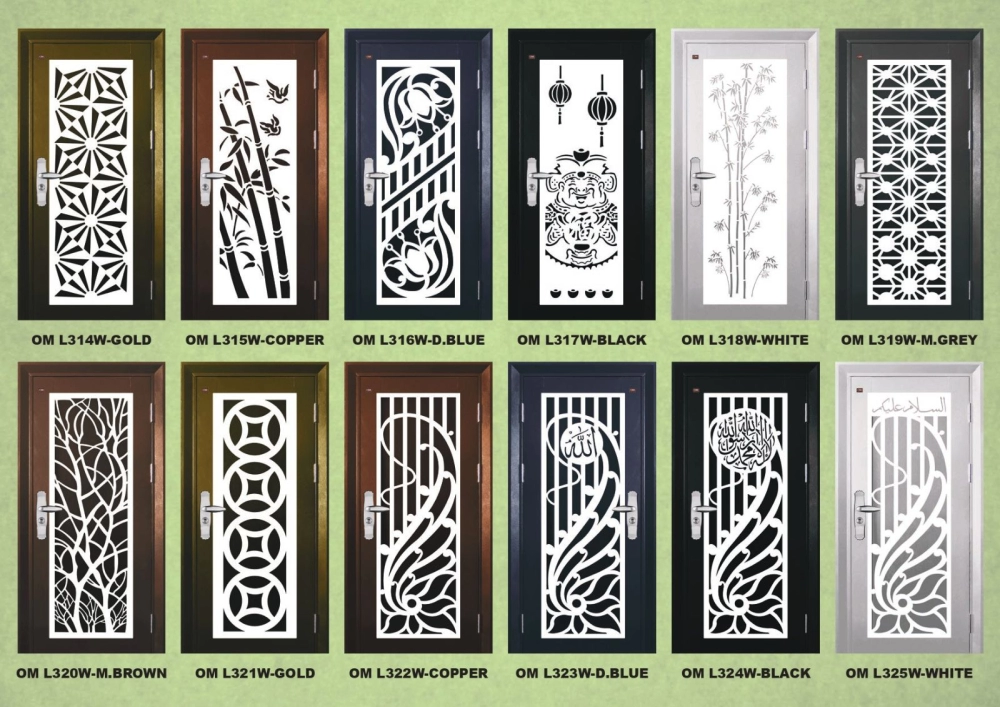 OM SECURITY DOOR LASER CUT