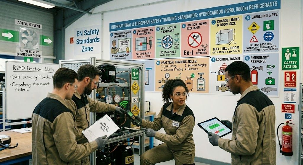 hydrocarbon refrigerant safety training standards