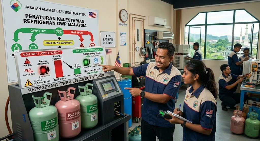 refrigerant system GWP efficiency Malaysia