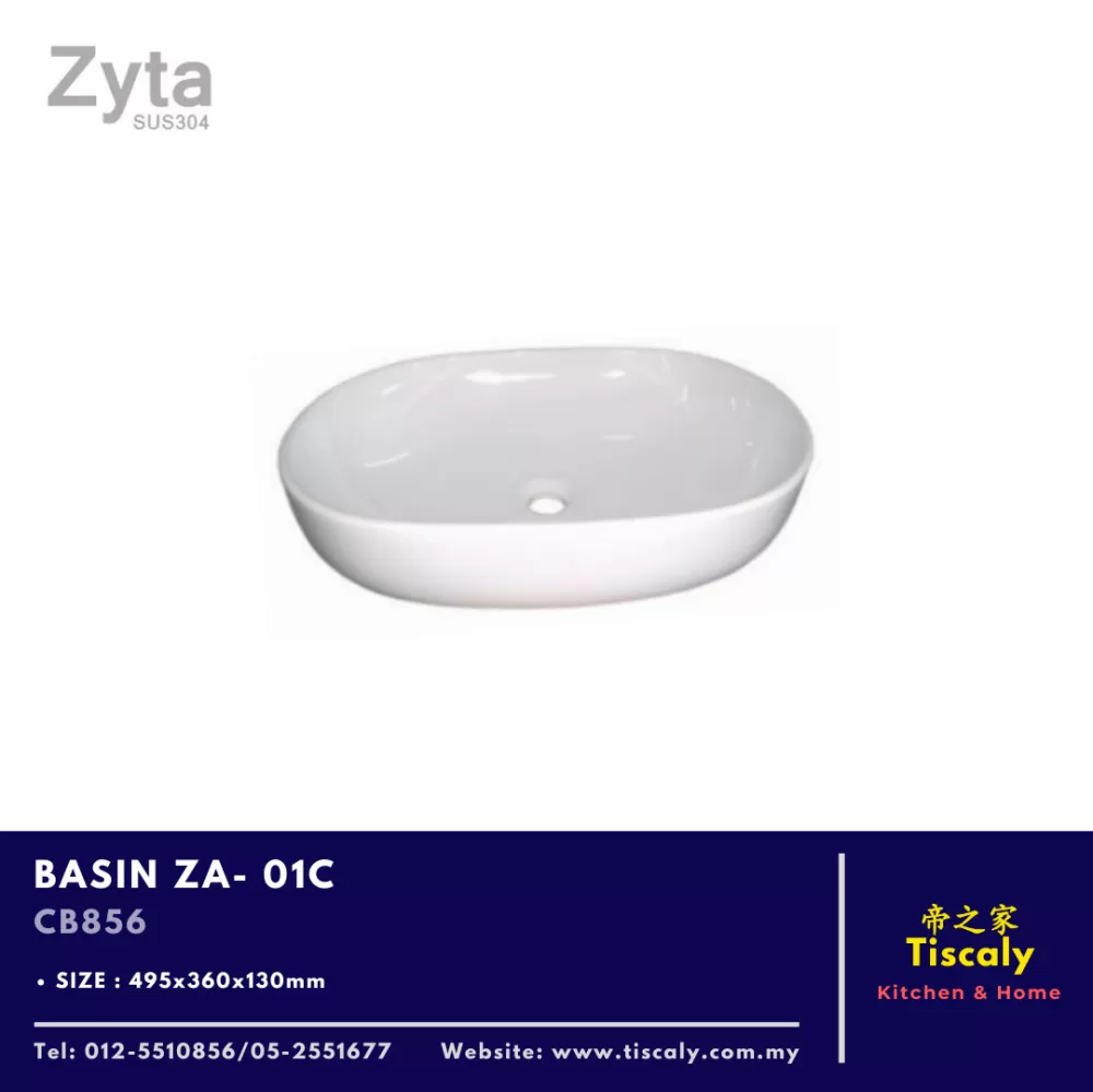 ZYTA COUNTER TOP BASIN ZA-01C CB856
