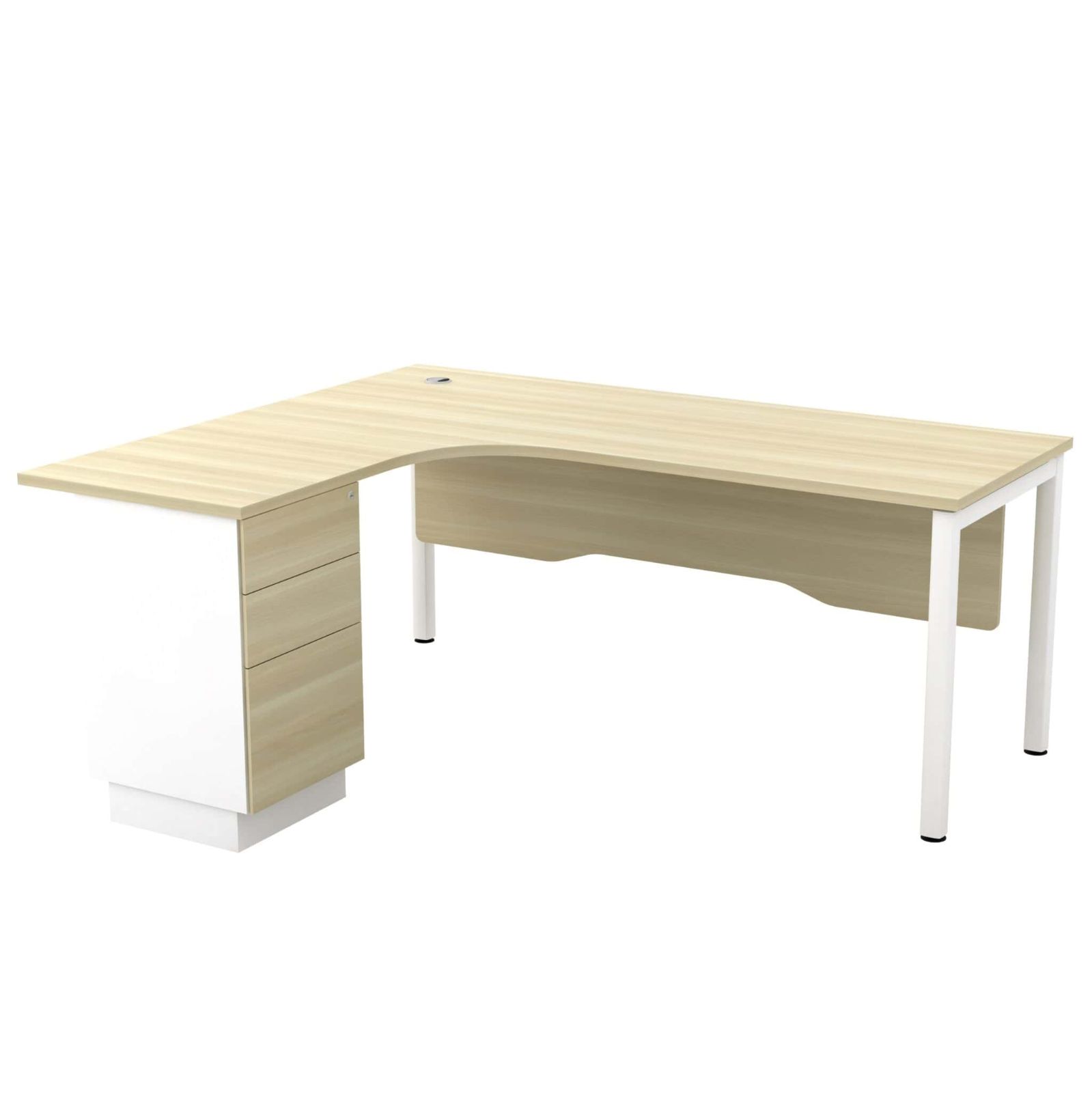 6 ft x 5 ft Manager Desk OFSWL18153D
