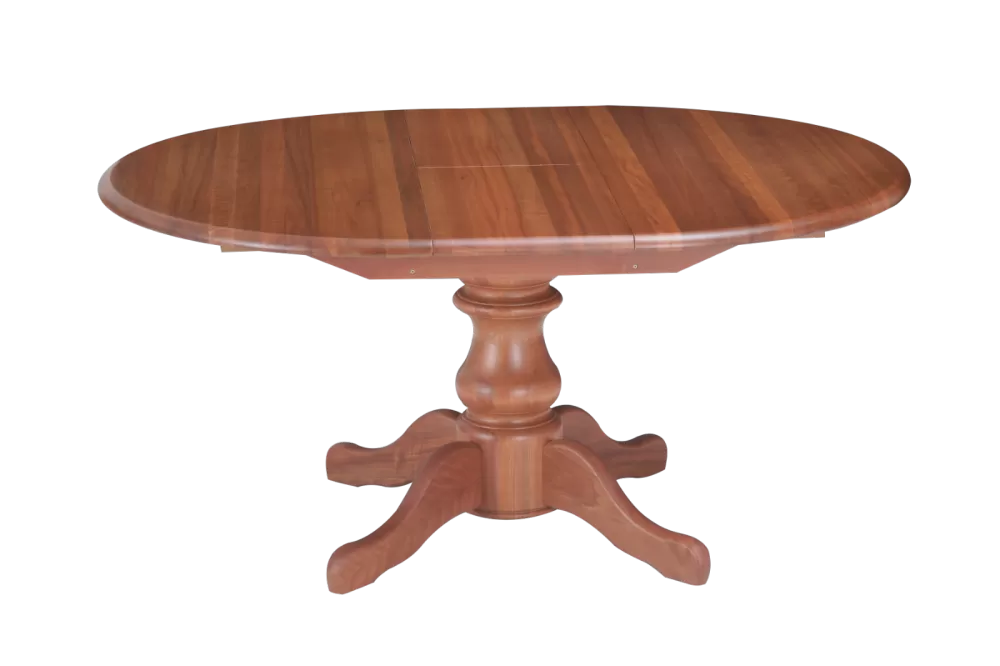 808SE Round Solid Ext. Dining Table