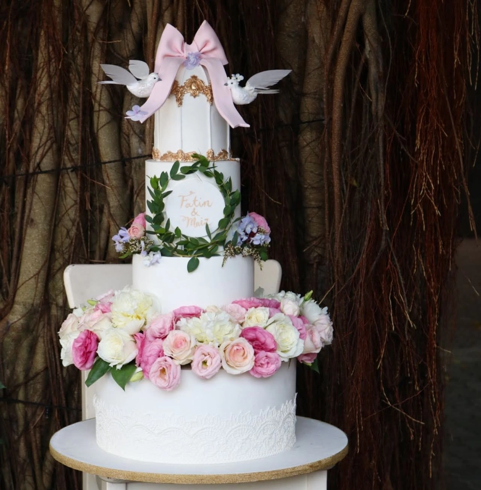 Flower Wedding Cake