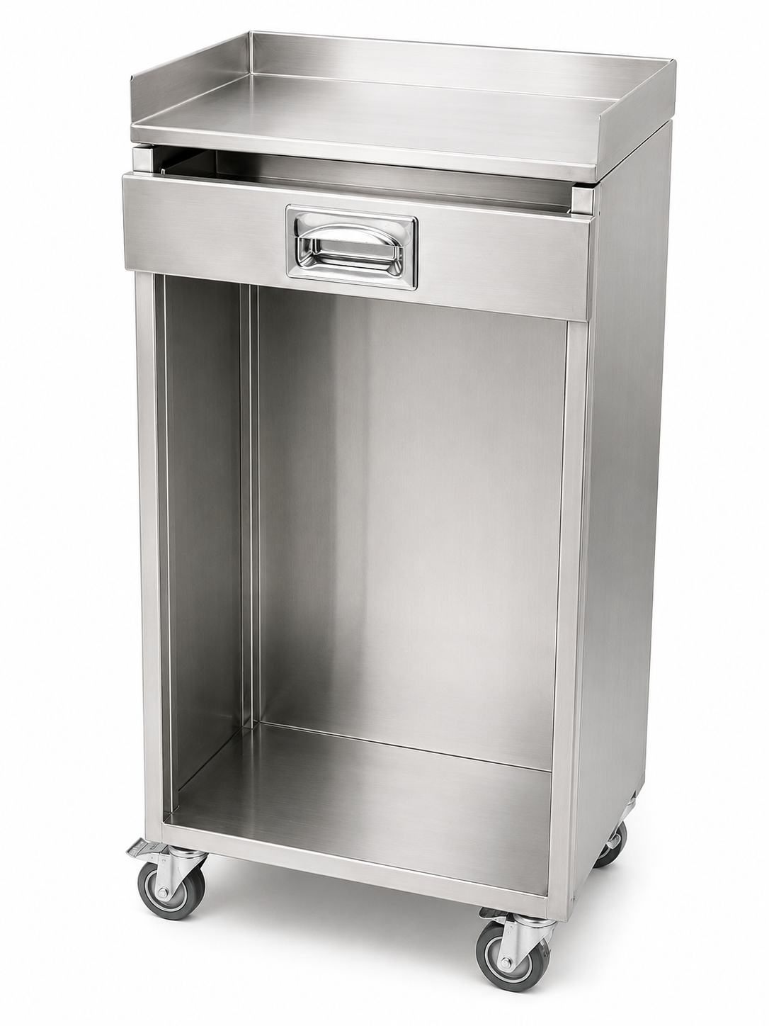 Stainless steel trolley