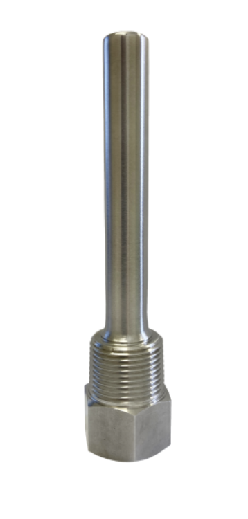SK SATO No.3310-00  Thermowell for Remote Sensing Dial Thermometer, 3/4 PT, 100 mm Long