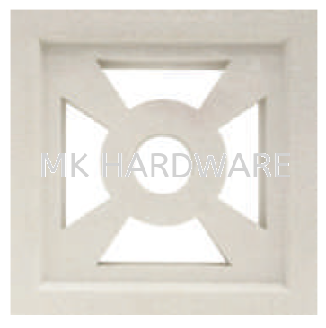 MK ROMAN WHITE CEMENT BREEZE BLOCK