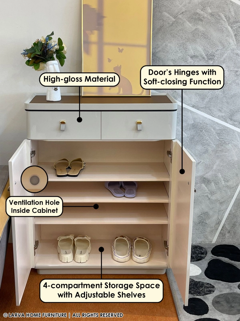 Bernice Shoe Cabinet