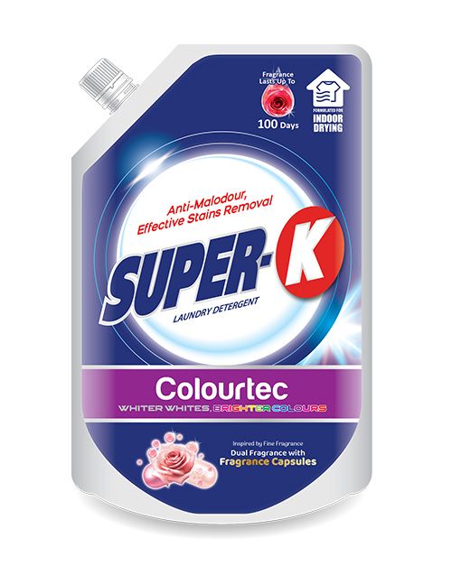 SUPER-K LAUNDRY LIQUID DETERGENT COLOURTEC 1.6KG
