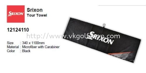 SRIXON TOUR TOWEL MICROFIBER WITH CARABINER