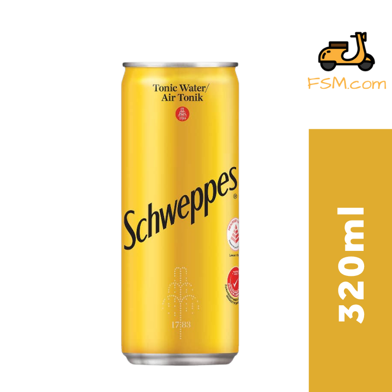 Schweppes Tonic Water 320ml (12 cans)