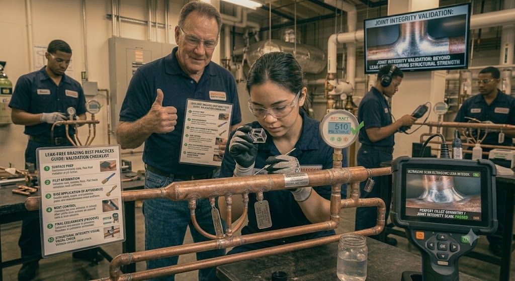 HVAC brazing leak-free joint strength techniques