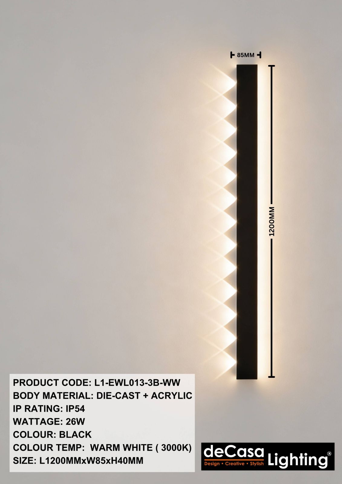 INDOOR WALL LIGHT(LC-EWL013-3B)