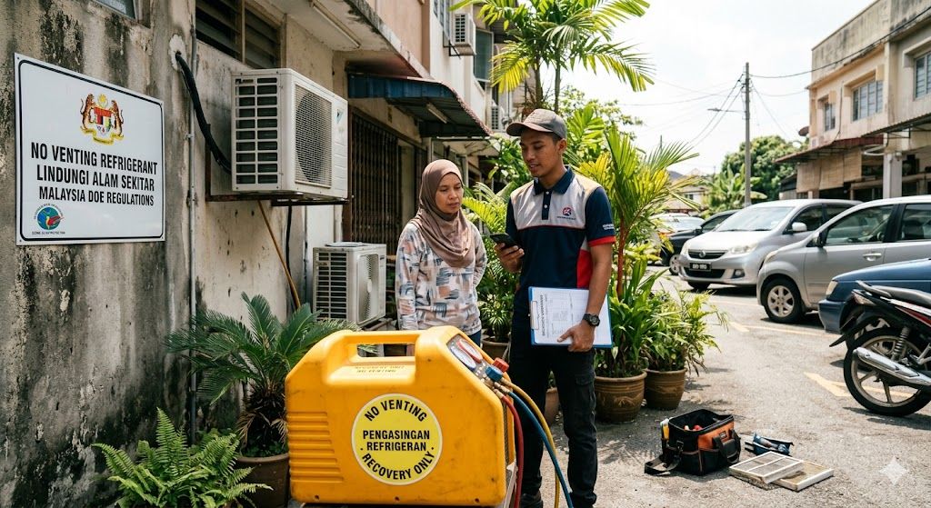 no venting refrigerant regulations Malaysa