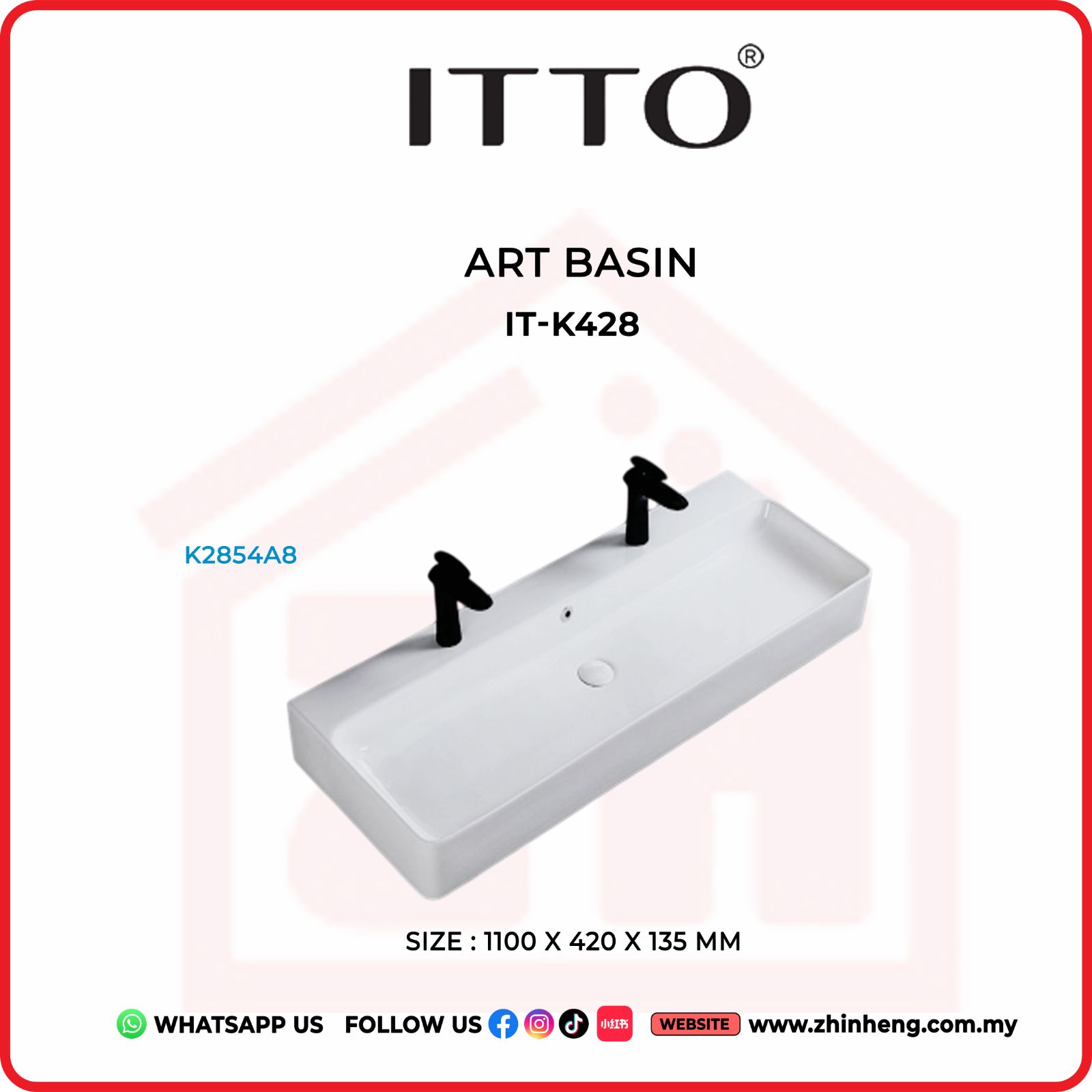 ITTO ART BASIN IT-K428