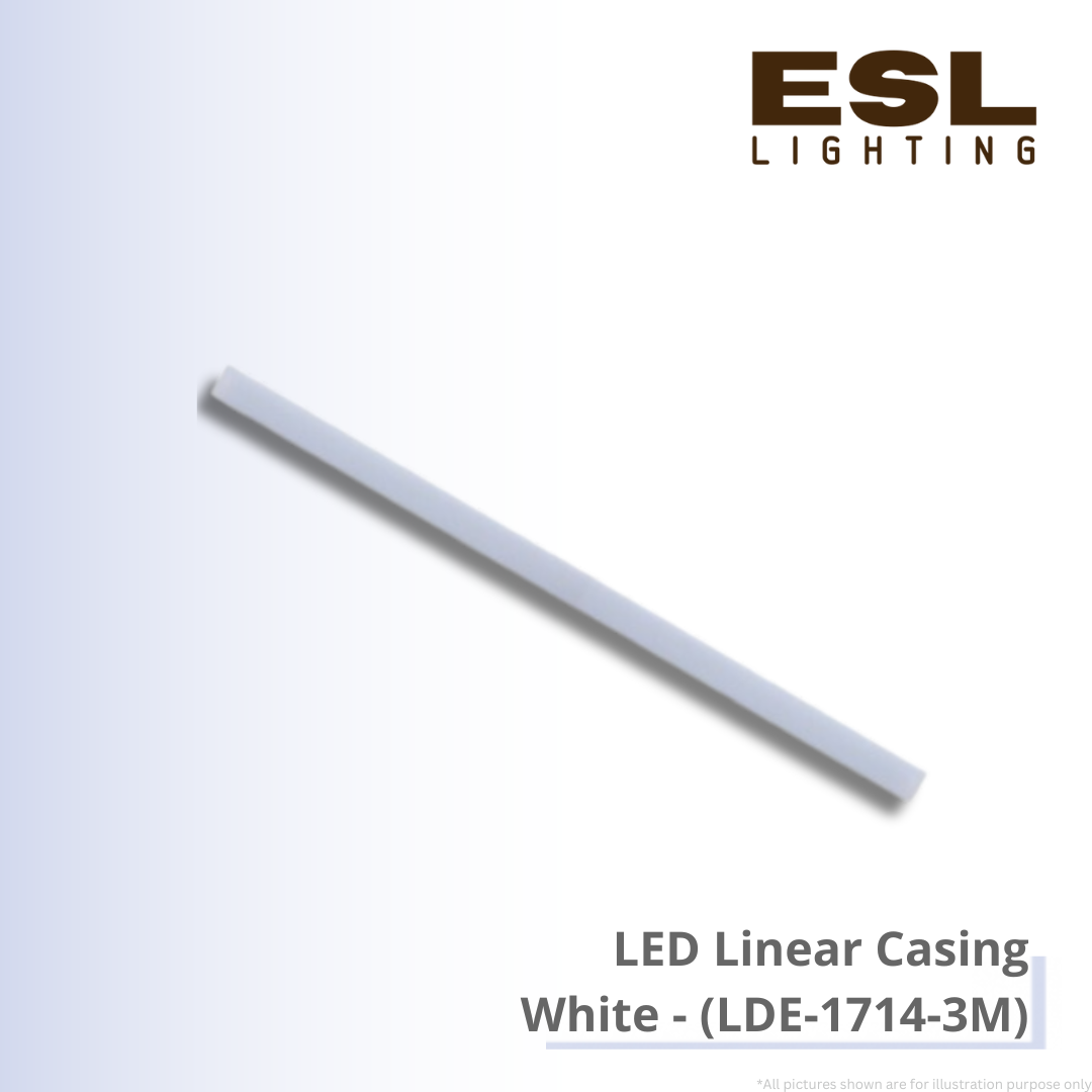 LED Linear Casing (White) - LDE-1714-3M