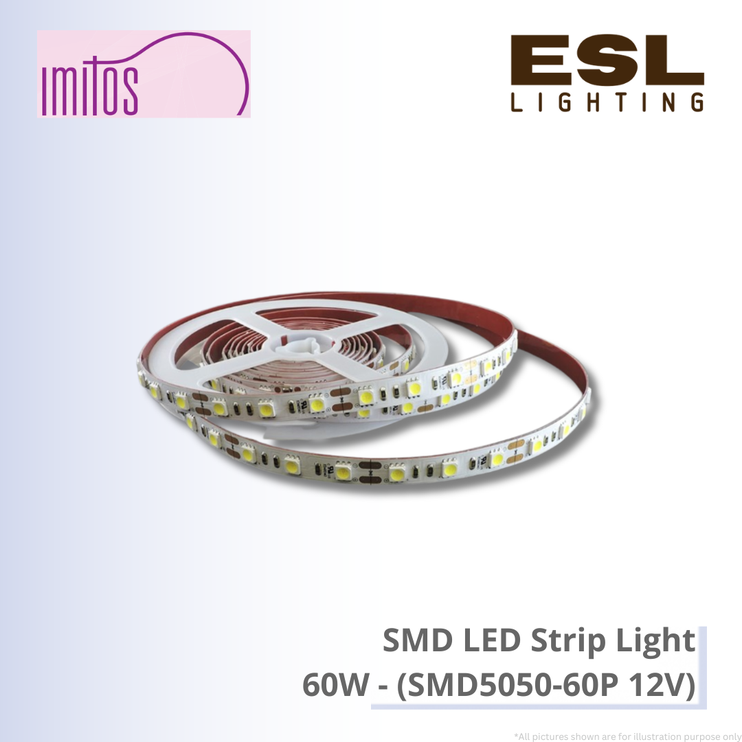 IMITOS SMD LED Strip Light 60W - SMD5050-60P 12V