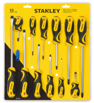 13pcs Cushion Grip Screwdriver Set