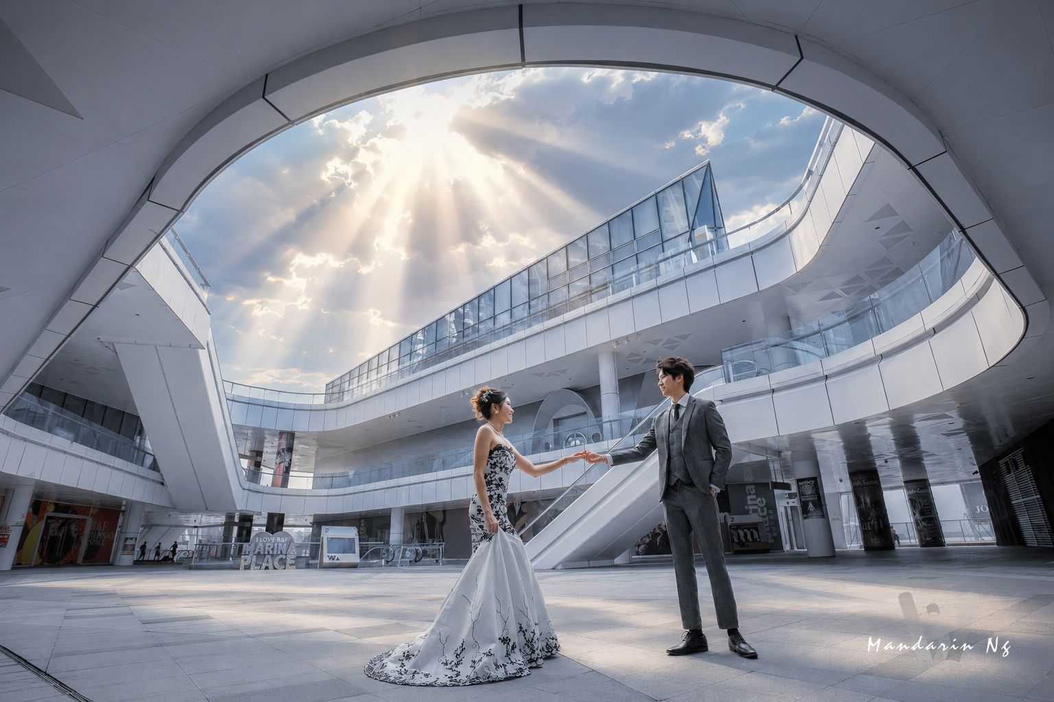 Architectural Pre Wedding Shoot