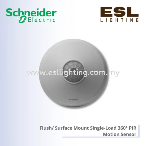 SCHNEIDER Flush/ Surface Mount Single-Load 360 degree PIR Motion Sensor - SAE-UE-MS-CSAWE