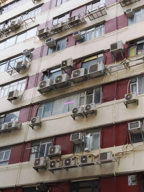 Illustration of Mixed-Mode Ventilation High-Rise
