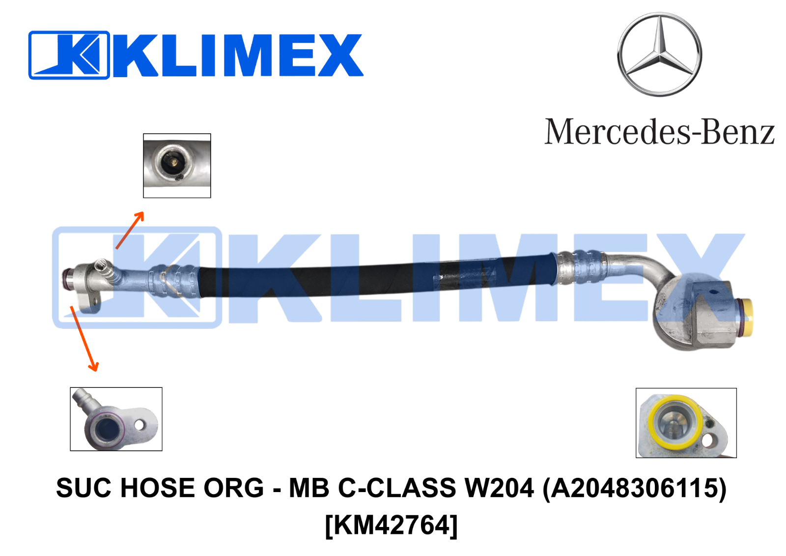 SUC HOSE ORG - MB C-CLASS W204 (A2048306115) [KM42764]