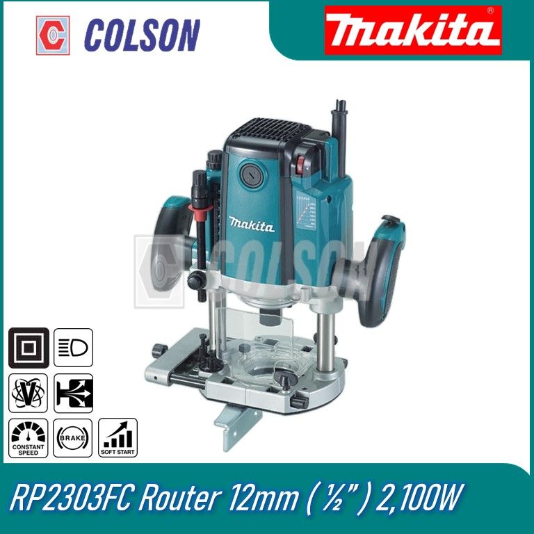 MAKITA RP2303FC Router 12mm ( ½” ) 2,100W