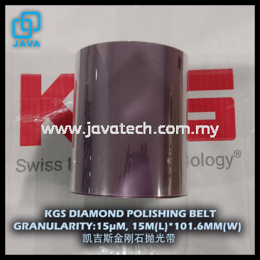 KGS DIAMOND POLISHING BELT - GRANULARITY:15渭M, 15M(L)*101.6MM(W)