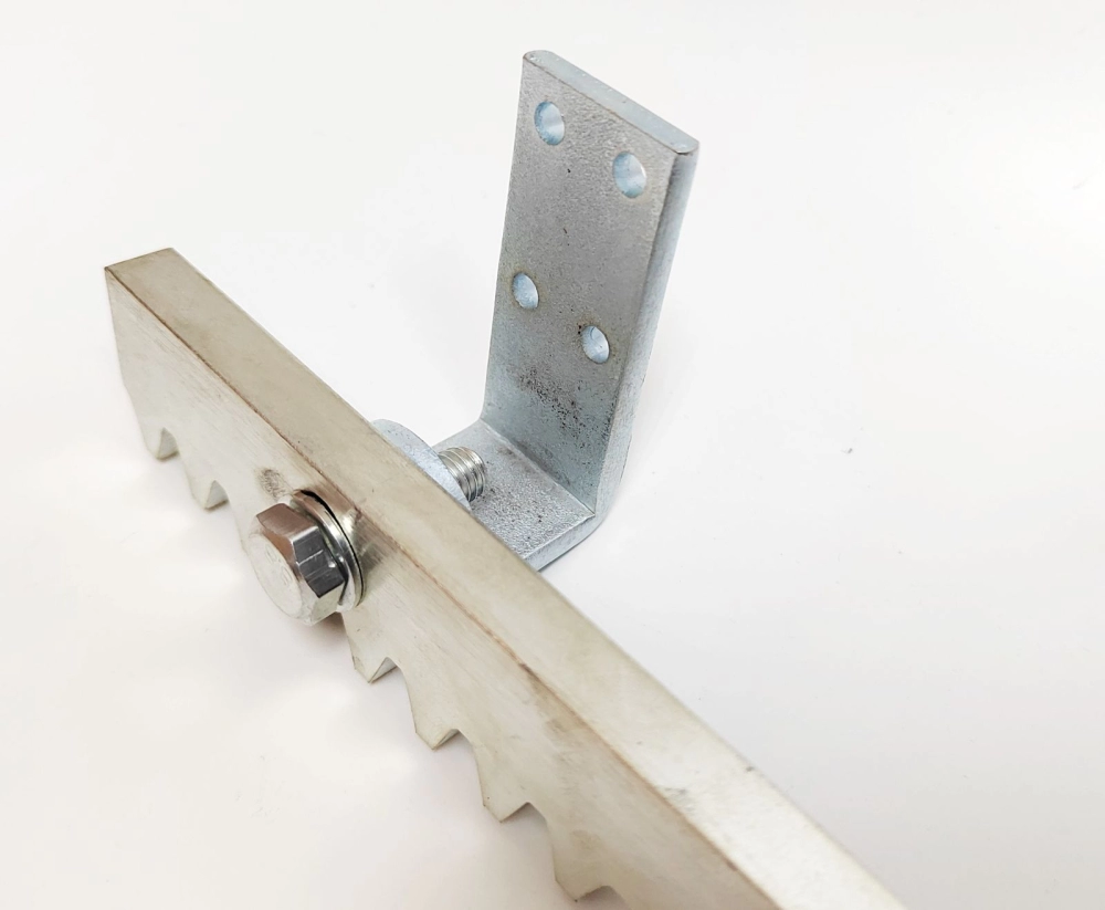 Autogate J Bracket Holder for Gear Rack - Install Gear Rack Without Welding