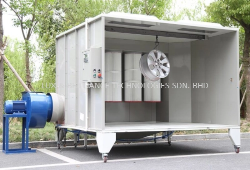 COLO-2315 Powder Coating Booth with Filter Recovery System