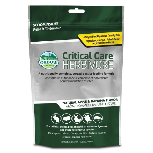 Oxbow Critical Care Herbivore Natural Apple & Banana (454g)