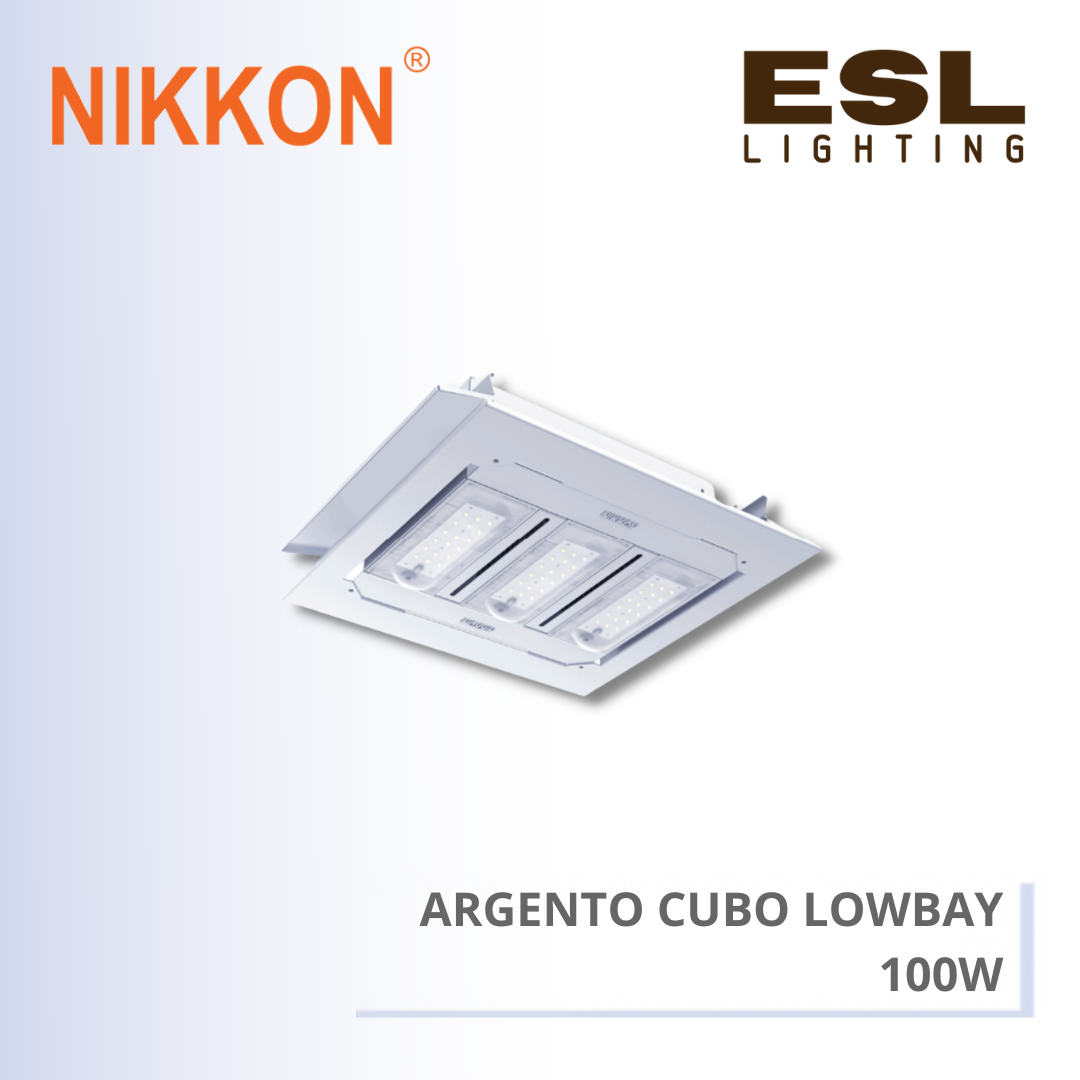 NIKKON Argento Cubo Lowbay 100W - CUBO 100W Recessed