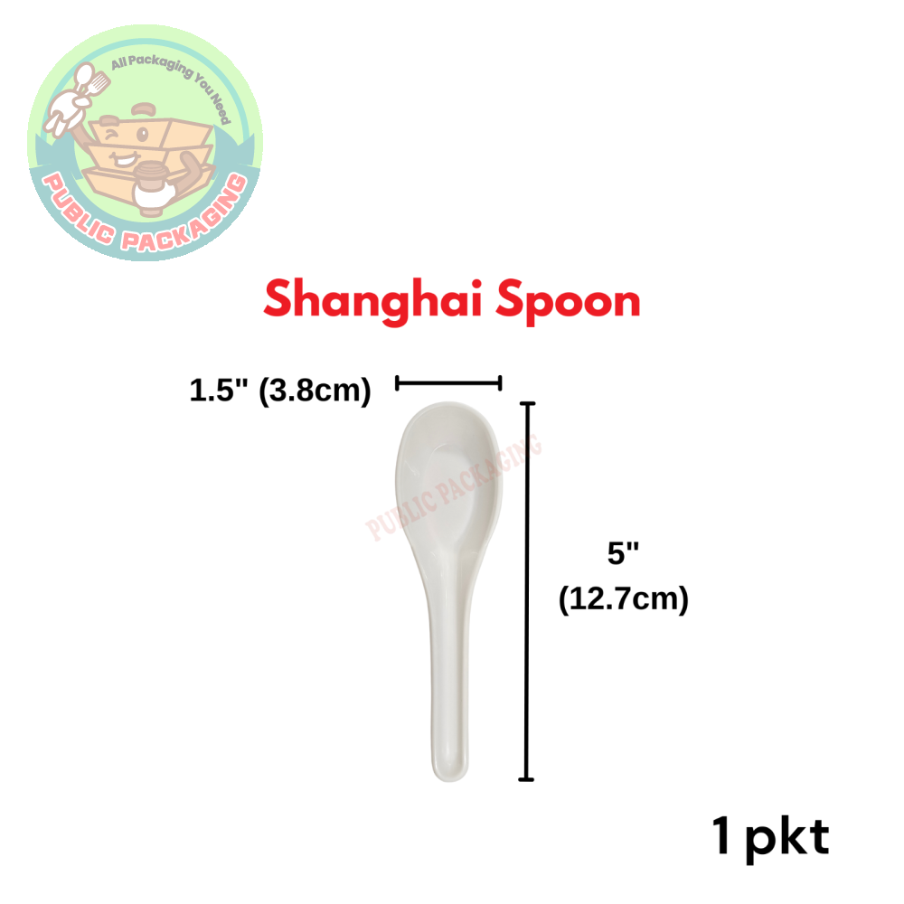 Shanghai Spoon (100pcs卤) / Disposable Plastic Cutlery