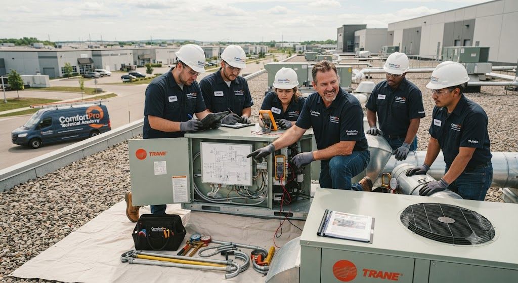Industrial HVAC installation training