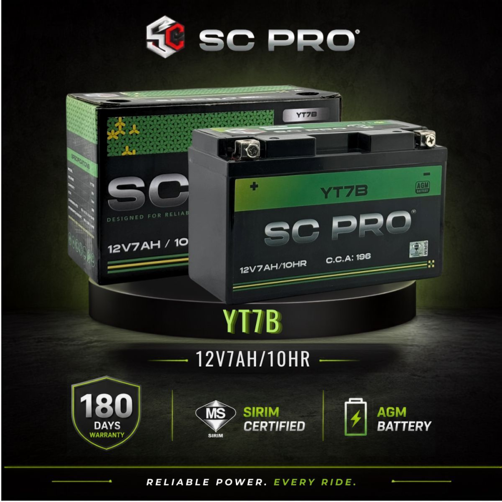 YT7B-BS SC PRO - BATERI DUCATI/PANIGALE/XLR 125/TTR 250/YFZ450