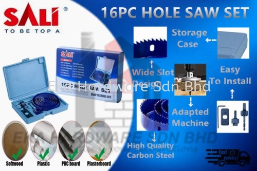 SALI 16PCS HOLE SAW SET