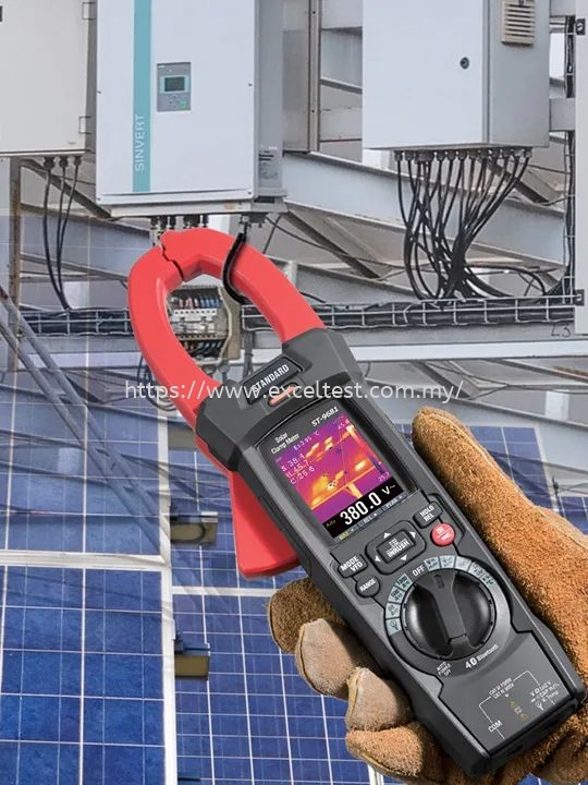 DT-9582PV CAT III 1500V Solar Power Clamp Meter with Thermal Camera