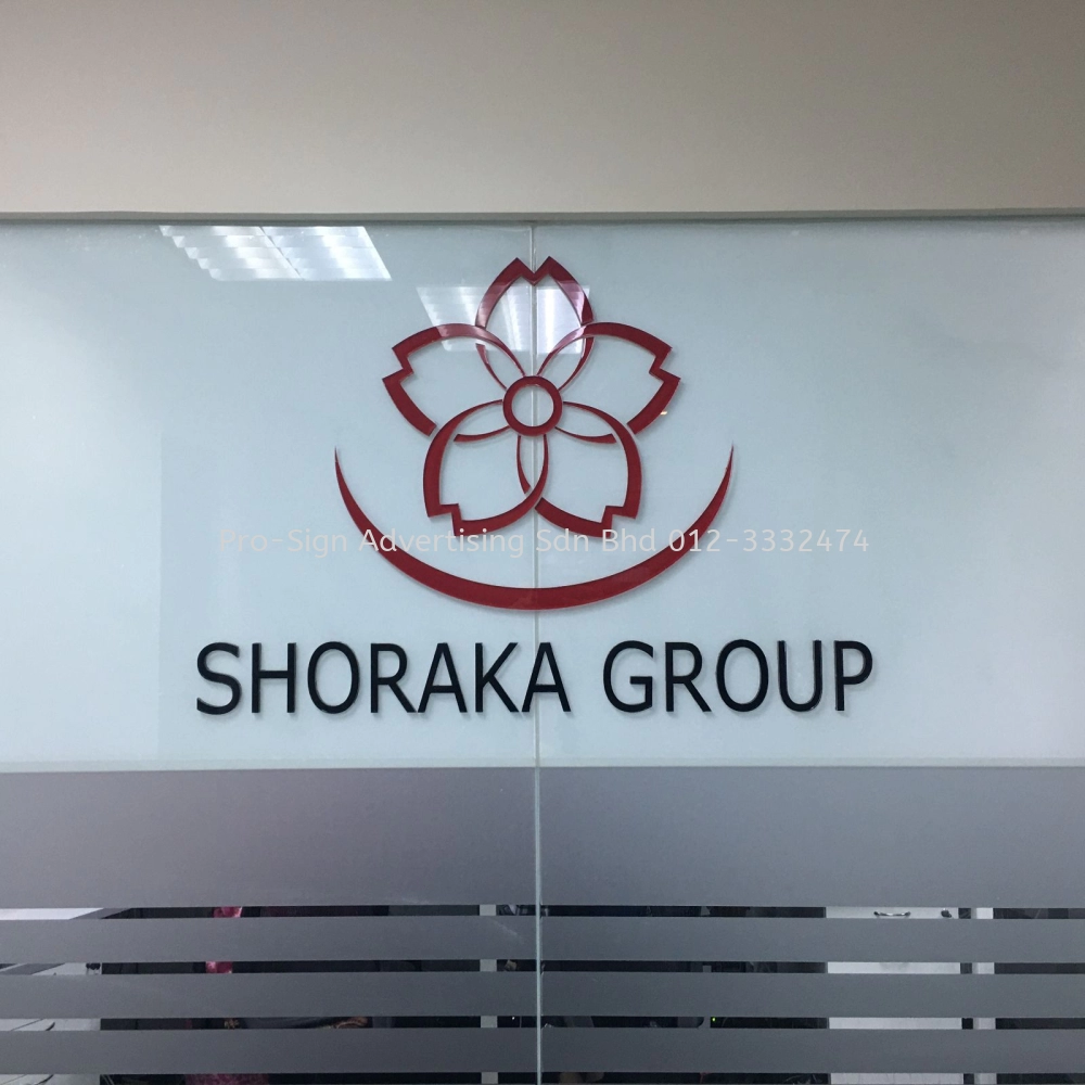 ACRYLIC CUT OUT AND ACRYLIC PANEL (SHORAKA GROUP, KL, 2020)