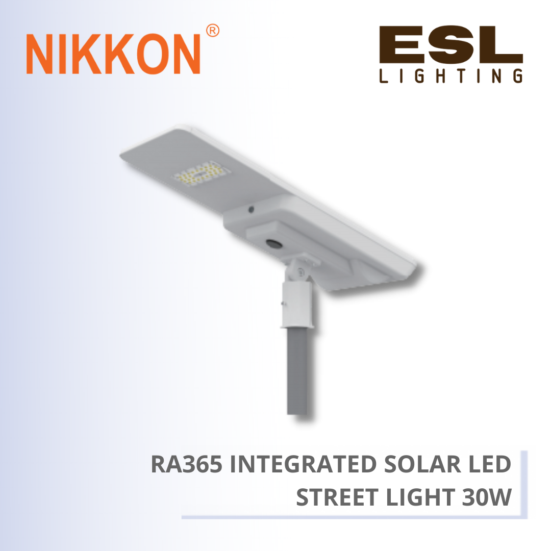 [DISCONTINUE]NIKKON RA365 INTEGRATED SOLAR LED STREET LIGHT 30W - RA36530