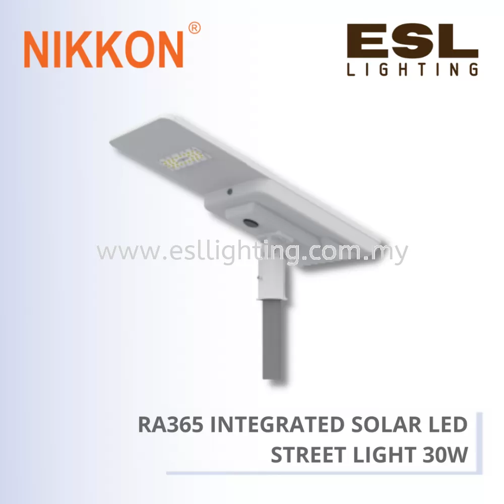 [DISCONTINUE]NIKKON RA365 INTEGRATED SOLAR LED STREET LIGHT 30W - RA36530