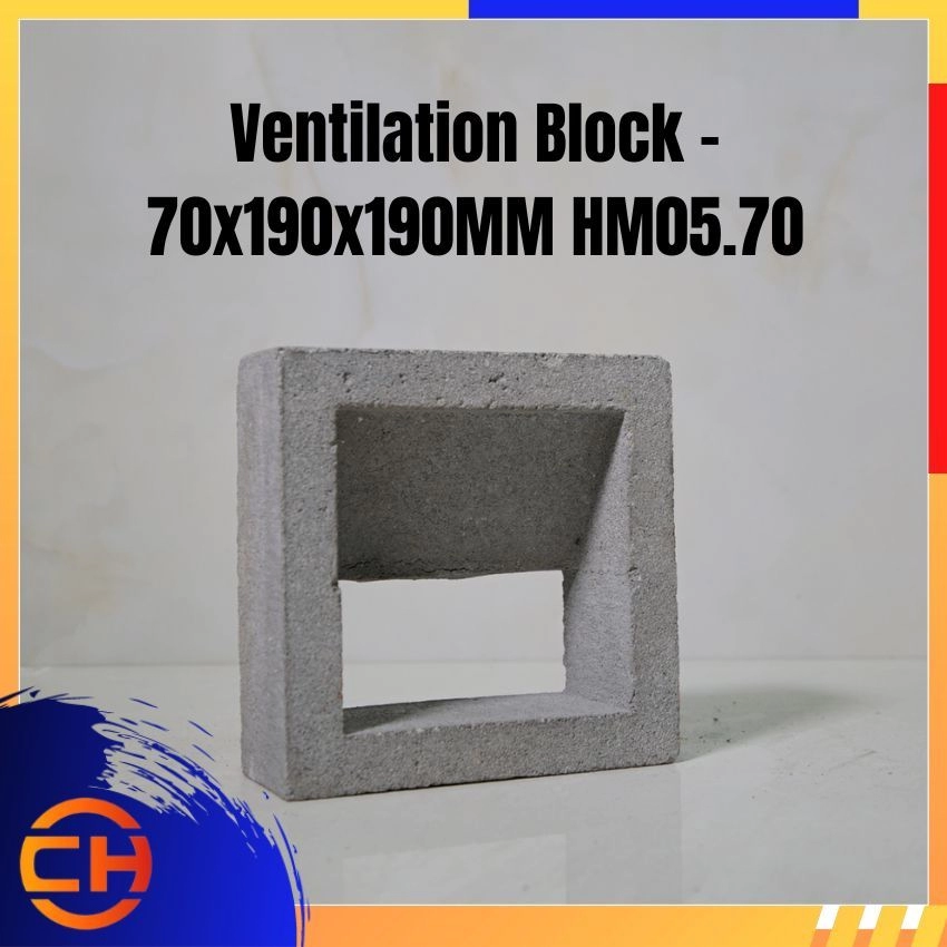 Ventilation Block - 70x190x190MM HM05.70