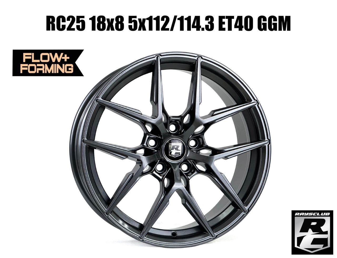 RC25 18X8 5X112/114.3 ET40 GGM